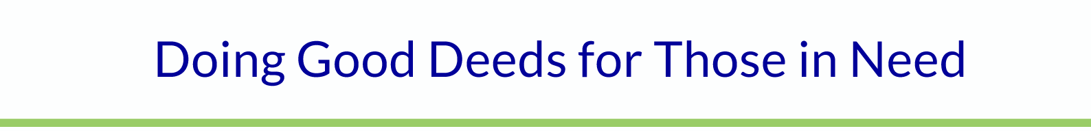 Deeds For Needs Inc